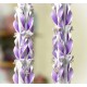 Pearls Decotated Handmade Sculpted Candle with Two Carved Ends - Christening/ Baptism Candle
