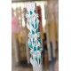 Pearls Decotated Handmade Sculpted Candle with Two Carved Ends - Christening/ Baptism Candle