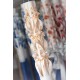 Pearls Decotated Handmade Sculpted Candle with Two Carved Ends - Christening/ Baptism Candle