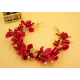  Red with Gold Flower Tiara