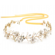  Gold Flower Tiara 