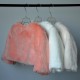 Faux Ivory, Apricot 7 Skin Red Fur Coat