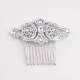 Gorgeous Full Silver Ringstones Comb Small