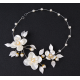 Pearl Gold Flower Tiara