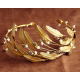 Gold Pinecone Tiara