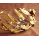 Gold Pinecone Tiara