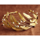 Gold Pinecone Tiara