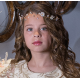 Flowers and Pearls Gold Hair Tiara