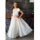 Damask Design Flower Girl Dress