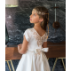 Damask Design Flower Girl Dress