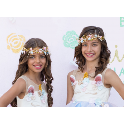 Rainbow Flower Tiara