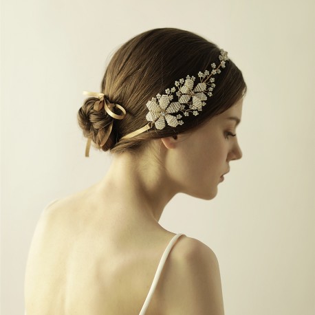 Flower Pearl Tiara