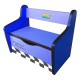 Cars Boy Bed with 3D Wheels Blue A/B