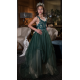 Dark Green Lace Princess Girl Dress