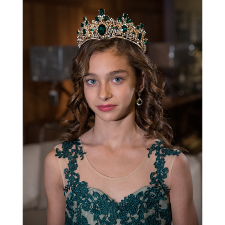 Green & Gold Tiara