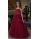 Red Lace Princess Girl Dress