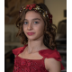 Red Lace Princess Girl Dress