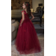 Red Lace Princess Girl Dress