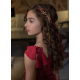 Red Lace Princess Girl Dress