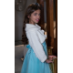 Elegant Flower Girl Fur Coat - long sleves