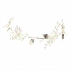 Silver Flower Tiara