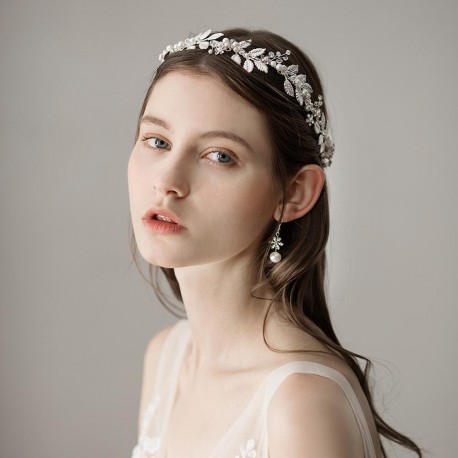 Silver or Gold Leafs Tiara