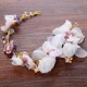 Light Purple Flower Gold Tiara