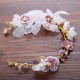 Light Purple Flower Gold Tiara