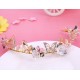 Roses and Butterfly Rainbow Tiara