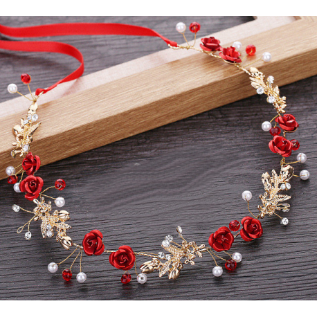 Red Rosses Tiara