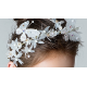 White Butterfy & Flower Tiara