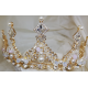 Gold Pearl & Ringstones Crown
