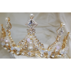 Gold Pearl & Ringstones Crown