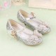 Sparkling Shoes with Butterfly Pearls