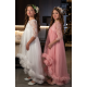 Ivory or Pink Princess Wave Dress