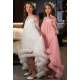 Ivory or Pink Princess Wave Dress