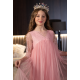 Ivory or Pink Princess Wave Dress