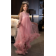 Ivory or Pink Princess Wave Dress