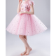 Pink Flower Girls Dress