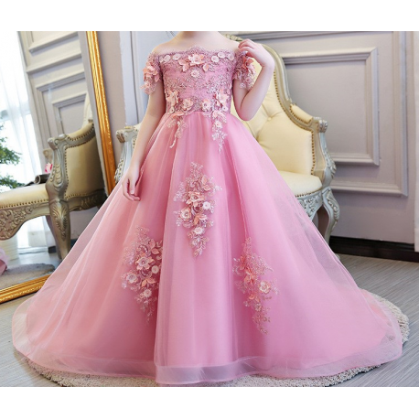 light purple flower girl dresses