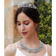 Flower Design Ringstone Tiara