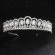 Wedding Silver Ringstone Tiara