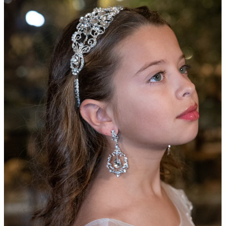 One side Ringstone Tiara