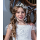 White Butterfy & Flower Tiara