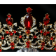 Gold with Red Princess Tiara