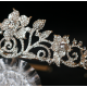 Flower Design Ringstone Tiara