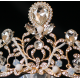 Gold Wedding Ringstones Crown