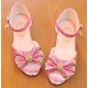 Perfect Bow Sparkeling Open Shoes with Heel