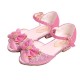 Perfect Bow Sparkeling Open Shoes with Heel