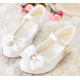 Sparkling Bow Princess Shoes with Heel